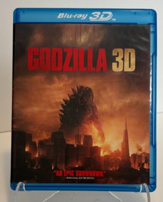 Godzilla 3D (Blu-ray 3D/2D + DVD, 2014) Action, Adventure, Sci-Fi, Thriller-image