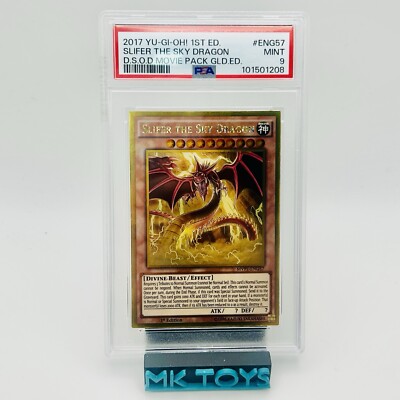 2017 Yu-Gi-Oh! Slifer the Sky Dragon 1st Edition MVP1-ENG57 [PSA 9]-image
