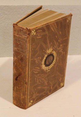 1905 “A Woodland Queen” Andre Theuriet, Superb Leather Bound w/ Coin Medallion-image
