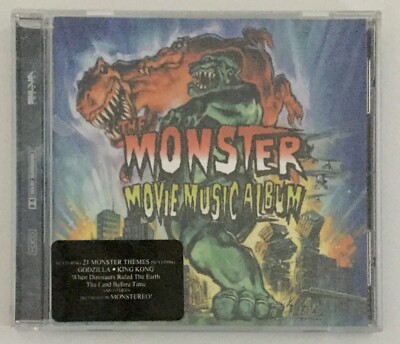 GODZILLA vs KING KONG Monster Movie Music Album CD-image