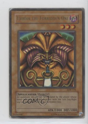 2002 Yu-Gi-Oh! Legend of Blue Eyes White Dragon Exodia the Forbidden One pq5-image