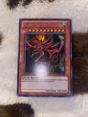 Slifer the Sky Dragon - Limited Edition Yugioh God Card Holo Foil Ultra Rare-image