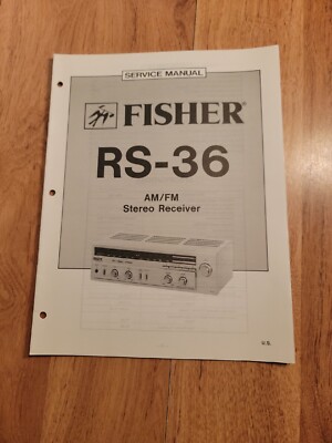 Fisher RS- 36   Stereo Receiver Service Manual -image