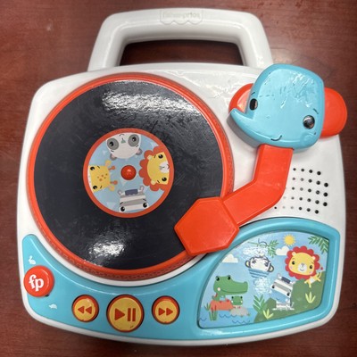 Ekids Fisher Price Toy Turntable With Nursery Rhymes And Sound Effects Used-image