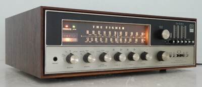 Fisher 800-T  AM/FM Stereo Receiver with Original Wood Cabinet-image