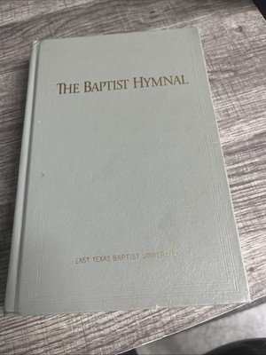 THE BAPTIST HYMNAL Hymn Book Grey With gold HB- Good-image