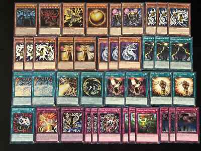 Yu-Gi-Oh Complete EGYPTIAN GOD DECK- OBELISK- SLIFER- WINGED DRAGO + Extra Bonus-image