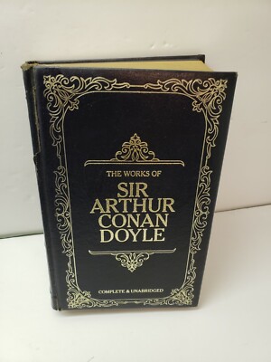 SHERLOCK HOLMES The Works Of Sir Arthur Conan Doyle Bonded Leather 1985 Book-image