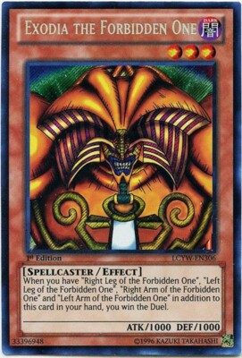 Exodia the Forbidden One 1st Edition (LCYW-EN306) (NM Near Mint)-image