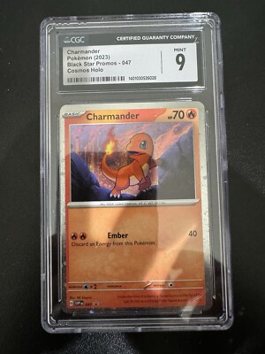 Pokemon Charmander Scarlet Violet 151 Promo Holo CGC Graded 9 Mint Not PSA Card-image