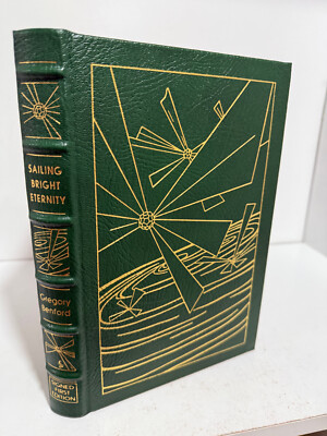 Easton Press Sailing Bright Eternity - Gregory Benford SIGNED Sci Fi 1st Edit-image