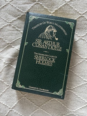 Treasury of World Masterpieces Celebrated Cases of Sherlock Holmes Green 1981-image