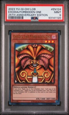 2023 Yu-Gi-Oh! LOB Exodia/Forbidden One 25th Anniversary Edt. #EN124 PSA 9 (72)-image
