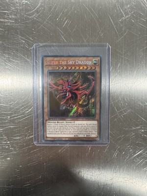🔥 SECRET RARE Yugioh Slifer The Sky Dragon SBC1-ENH01-image