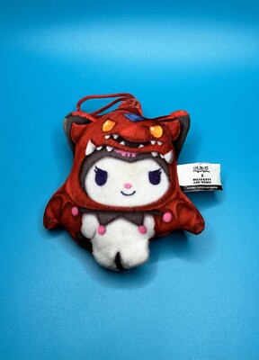 Yugioh x Hello Kitty Sanrio McDonalds Toy  Plush Kuromi x Slifer The Sky Dragon-image