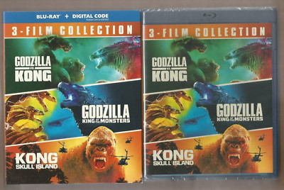 Godzilla Vs. Kong / Godzilla: King of the Monsters / Kong: Skull Island ~ NEW-image