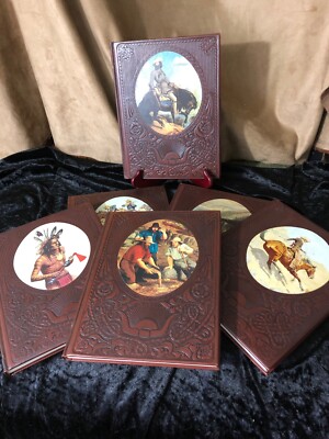 Time Life Books The OLD WEST Series Lot Of 6 Leatherette Bound -image