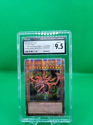 Slifer the Sky Dragon (Quarter Century Secret Rare) LC01-EN002 Legendary...-image