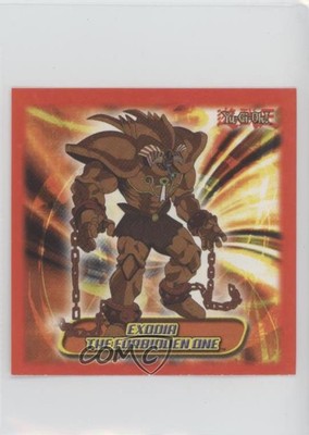 Exodia the Forbidden One Topps YuGiOh Sticker Collection #14 2002 d8k-image