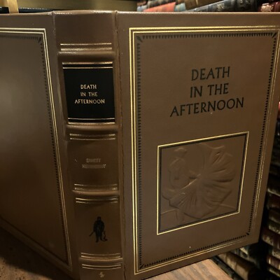Easton Press: ERNEST HEMINGWAY: DEATH IN THE AFTERNOON: BULL FIGHTING: SPAIN-image