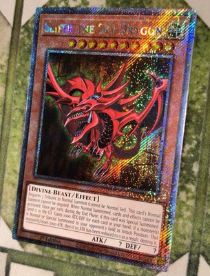 YuGiOh SLIFER THE SKY DRAGON Platinum Secret Rare RA04-EN117-image