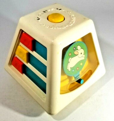 Vintage 1979 Fisher Price 4 Sided Baby Toy-image