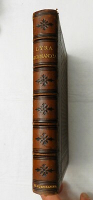 1865, Lyra Germanica, Hymns For the Sundays & Chief Festivals.. LEATHER, ILLUSTR-image