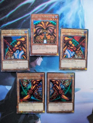 YuGiOh! Exodia The Forbidden One TN23 MP24 Quarter Century Set 5 Pieces!-image
