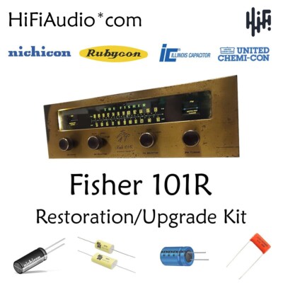 Fisher 101R receiver restoration recap repair upgrade rebuild kit-image