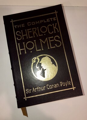 THE COMPLETE SHERLOCK HOLMES 1992 Leather Bound HC Book Barnes & Noble-image