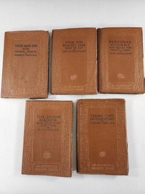 The  National Health Series Lot of 5 Vintage Books all From 1924-image