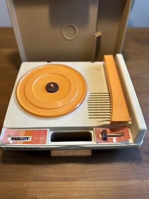 Vintage 1978 Fisher Price Record Player Turntable #825 33 45 RPM WORKING!-image