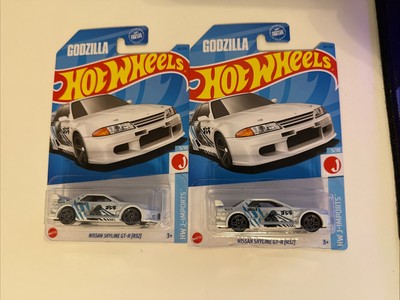 Hot Wheels Nissan Skyline GT-R R32 2023 N case HW J-Imports White Godzilla X2-image