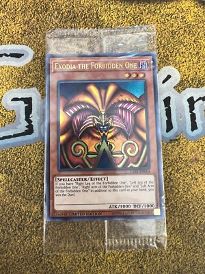 Yugioh SEALED Exodia the Forbidden One LART-EN004 Ultra Rare Limited Edition!!-image