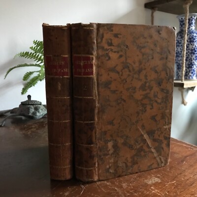 1802 Histories Choisies Des Auteurs Profanes in Two Volumes - Full Leather -image