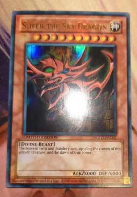 Slifer the Sky Dragon YGLD-ENG01 Limited Edition Ultra Rare Yugioh Card-image