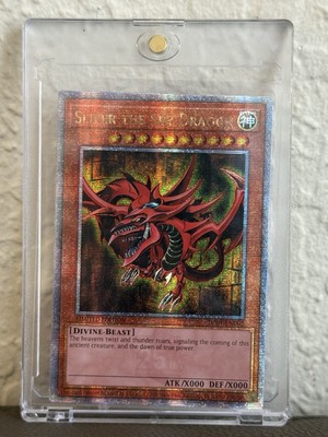 TCG Slifer the Sky Dragon Quarter Century Secret Rare Card LIMITED EDITION, MINT-image