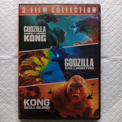 Godzilla and Kong 3 Film Collection DVD 2022 Ancient Titan Iconic Epic Battles-image