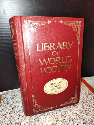 Library of World Poetry Book. Chatham River Press. 750 Pgs. Leather. 1987.-image