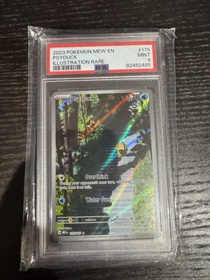 Pokemon TCG Psyduck Scarlet Violet 151 Holo PSA Graded 9 Card-image