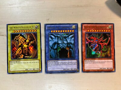 Legenday Collection 1: 3 Egyptian Gods Slifer, Obelisk, Winged Dragon of Ra LC01-image