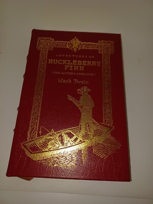 Easton Press Adventures Of Huckleberry Finn Mark Twain New Unread HC Leather-image
