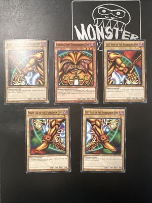 Exodia The Forbidden One LDK2 Legendary Decks II 1st Edition Full Set-image