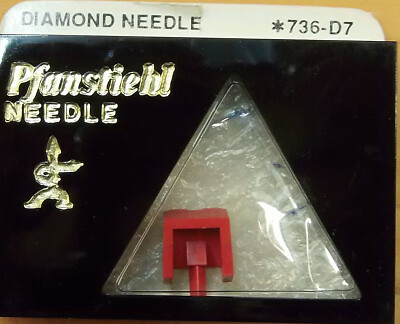 NOS 736-D7 TURNTABLE NEEDLE STYLUS for Sanyo Fisher ST-09 MG-9 rep Aiwa AN-20-image