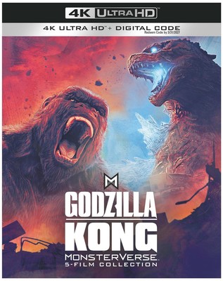 Godzilla / Kong MV 5-Film Coll 4K UHD Blu-ray  NEW-image