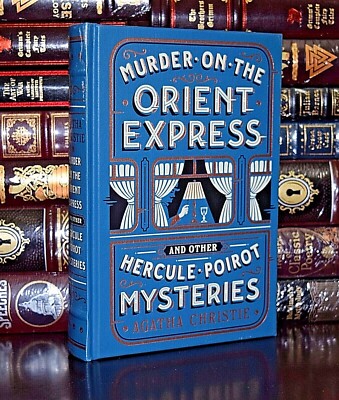 Murder on Orient Express Mysteries by Agatha Christie New Sealed Leather Bound-image
