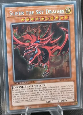 Yu-Gi-Oh! Sky Dragon Slifer SBC1-ENH01 Secret! The Sky Dragon Slifer-image