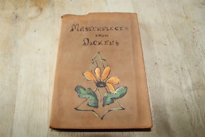 MASTERPIECES FROM DICKENS - LEATHER COVER HURST & COMPANY NEW YORK NO DATE -image