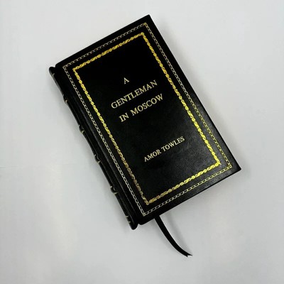 Gentleman in Moscow: A Novel by Amor Towles [PREMIUM LEATHER BOUND]-image