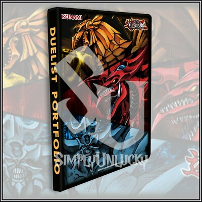 KONAMI OFFICIAL: YuGiOh BINDER | SLIFER OBELISK RA EGYPTIAN GODS PORTFOLIO 🔥-image